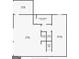 This floor plan highlights the location of the garage at 405 Woodbrook Way, Lawrenceville, GA 30043