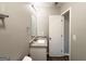 Bathroom with modern vanity, updated fixtures, and a clean, refreshing design at 3948 Regent St, Douglasville, GA 30134