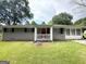 Charming single-story home with a brick facade, a red front door and a well-maintained lawn at 3948 Regent St, Douglasville, GA 30134