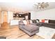 Open concept living room and kitchen area for modern living and entertaining at 1243 Polk Xing, Mcdonough, GA 30252