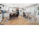 Modern kitchen with island seating, white cabinets and stainless steel appliances perfect for cooking at 340 Indian Lake Trl, Villa Rica, GA 30180