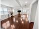 Bright and spacious living room with hardwood flooring, fireplace and open floor plan at 5229 Tye, Fairburn, GA 30213