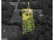 Aerial of a property with home, pool, outbuildings, and surrounding wooded area at 552 New Hope Rd, Mcdonough, GA 30252