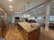Gourmet kitchen with granite countertops, stainless steel appliances and open view to living room at 2062 Valiant Ne Dr, Atlanta, GA 30345