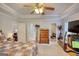 Spacious bedroom with ensuite bathroom, walk-in closet, and neutral walls and carpet at 1130 Rawlings Dr, Rutledge, GA 30663