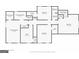 Second floor plan featuring four bedrooms, three bathrooms, and an office at 1850 Linnet Ne Ct, Roswell, GA 30075