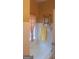 Bathroom with a tub, tiled walls, and patterned curtain at 7314 Basalt Dr, Union City, GA 30291