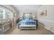 Comfortable bedroom with a large bed, cozy lighting, and two windows for natural light at 308 Lee Thompson Rd, Moreland, GA 30259