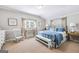 Comfortable bedroom with a large bed, cozy lighting, and two windows for natural light at 308 Lee Thompson Rd, Moreland, GA 30259