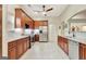 Well-appointed kitchen with granite countertops, stainless steel appliances, and abundant cabinet space at 395 Sylvan Loop, Fayetteville, GA 30214