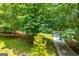 A house is partially hidden among trees overlooking a long, private driveway at 97 Coral Dr, Whitesburg, GA 30185