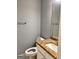 Bathroom featuring a vanity with a granite countertop and a large mirror at 2119 Pine Heights Ne Dr, Atlanta, GA 30324