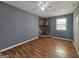 Living room with a unique stone fireplace at 1150 Goldsmith Rd, Stone Mountain, GA 30083