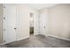 Simple bedroom with neutral colors at 1058 Kirkland Cir, Smyrna, GA 30080