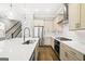 Modern kitchen with stainless steel appliances and granite countertops at 1058 Kirkland Cir, Smyrna, GA 30080