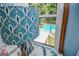 Scenic view of the pool from a light filled bedroom at 350 Ridgemont Dr, Fayetteville, GA 30215