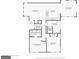 Detailed floor plan showcasing the layout of the home, including the living room, kitchen, and bedrooms at 6072 Holiday Blvd, Forest Park, GA 30297