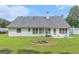 Expansive backyard view with lush green grass and back exterior of the house at 1108 The By Way, Mcdonough, GA 30252