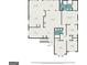 Detailed floor plan showcasing the layout of the home's first floor at 1108 The By Way, Mcdonough, GA 30252
