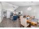 Open kitchen and dining area with modern appliances and ample counter space at 1108 The By Way, Mcdonough, GA 30252