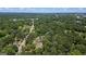 A beautiful aerial view showcasing the property nestled among lush trees and the surrounding neighborhood at 416 S Carroll Rd, Villa Rica, GA 30180