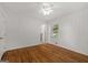 Bright bedroom featuring hardwood floors, a window, and neutral wall color at 416 S Carroll Rd, Villa Rica, GA 30180