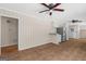 Open kitchen area with seamless access to additional living spaces; perfect for socializing at 416 S Carroll Rd, Villa Rica, GA 30180