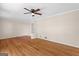 Living room showcasing hardwood floors and natural light, offering a versatile space for relaxation and entertainment at 416 S Carroll Rd, Villa Rica, GA 30180