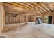 Unfinished basement space, framing, and utilities exposed, ready to be completed at 115 Edgewood Pkwy, Fayetteville, GA 30215