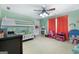 Vibrant bedroom featuring a bunk bed, play area, and colorful decor at 3007 Brush Arbor Xing, Mcdonough, GA 30252
