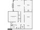 Detailed floor plan showcasing the layout of the main level, including living room, kitchen, bedroom, and basement at 3007 Brush Arbor Xing, Mcdonough, GA 30252