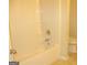 Bathroom shower and tub combination with chrome shower head and faucet at 4000 Orchard Hill Ter, Stone Mountain, GA 30083