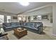 Spacious finished basement including a large sectional sofa, game table, and pool table at 1000 Pleasance Grv, Peachtree City, GA 30269