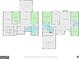 Combined floor plans showcasing layout and room dimensions for both floors at 115 Blue Grass Way, Oxford, GA 30054