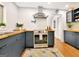 Modern kitchen featuring stainless steel appliances, butcher block countertops, and ample counter space at 152 Dana Dr, Fayetteville, GA 30215