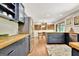 Bright, open kitchen with stainless steel appliances, butcher block counters, and modern cabinetry at 152 Dana Dr, Fayetteville, GA 30215
