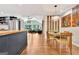 Open-concept living space with a dining area and kitchen at 152 Dana Dr, Fayetteville, GA 30215