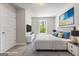 Virtually staged bedroom with natural light and modern decor at 1547 South Bethany Rd, Locust Grove, GA 30248