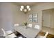 Modern dining area with minimalist decor, bright lighting, and clean lines at 2929 Rambler Dr, Loganville, GA 30052