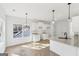 Kitchen featuring white cabinets, granite countertops, tile backsplash, and stainless steel appliances at 3278 Greenhill Dr, Villa Rica, GA 30180