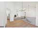 Open-concept foyer with views into the living room, dining area, and kitchen at 3279 Greenhill Dr, Villa Rica, GA 30180