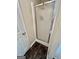 Bathroom shower featuring a glass door at 11657 Flemming Ct, Hampton, GA 30228