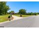 Residential street view showcasing lush greenery and a charming home on a spacious, well-kept lawn at 125 Lake Park Dr, Sharpsburg, GA 30277