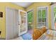 Bright kitchen featuring a door to the back porch, natural light, and a breakfast nook at 145 Adams Ct, Fayetteville, GA 30214