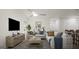 Inviting living room featuring comfortable seating and a modern entertainment center at 1217 Trombone Way # 6, Mcdonough, GA 30252