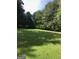 Spacious, green backyard with mature trees offering privacy at 436 Abbey Pl, Villa Rica, GA 30180