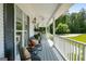 Relaxing front porch with comfortable seating and scenic views at 692 Brooks Woolsey Rd, Brooks, GA 30205