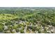 Lush, verdant aerial of neighborhood showcasing the canopy of trees at 960 Pebblestone Ct, Alpharetta, GA 30009