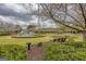 Beautiful community park featuring lush green grass, blooming trees, water features, and welcoming benches at 157 Rockspray Rdg, Peachtree City, GA 30269