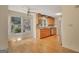 Updated eat-in kitchen with stainless steel appliances, hardwood floors and lots of natural light at 157 Rockspray Rdg, Peachtree City, GA 30269